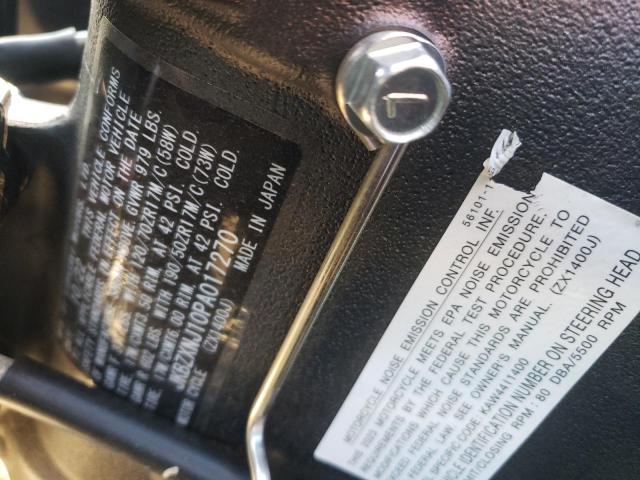 2023 KAWASAKI ZX1400 J - JKBZXNJ10PA017270