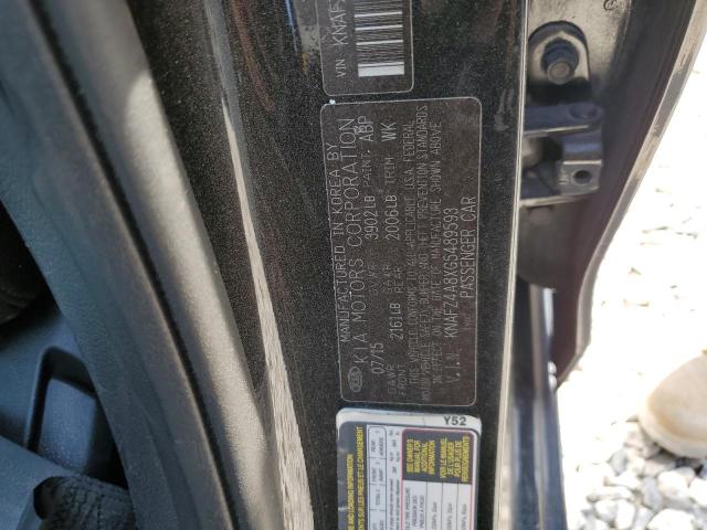 KNAFZ4A8XG5489593 KIA FORTE EX