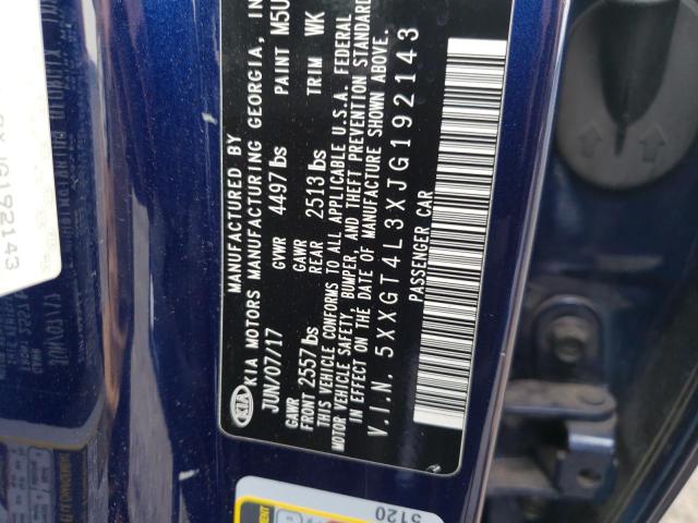 5XXGT4L3XJG192143 KIA Optima Lx