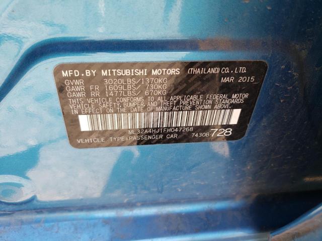 ML32A4HJ1FH047268 Mitsubishi MIRAGE ES