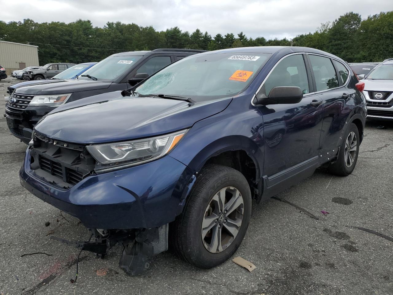 2019 Honda Cr-V Lx vin: 2HKRW6H37KH205151