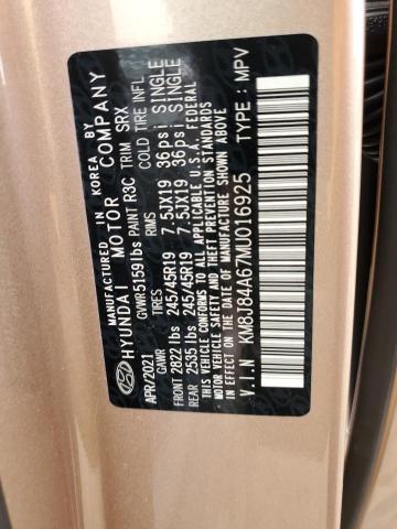 2021 HYUNDAI NEXO LIMIT - KM8J84A67MU016925