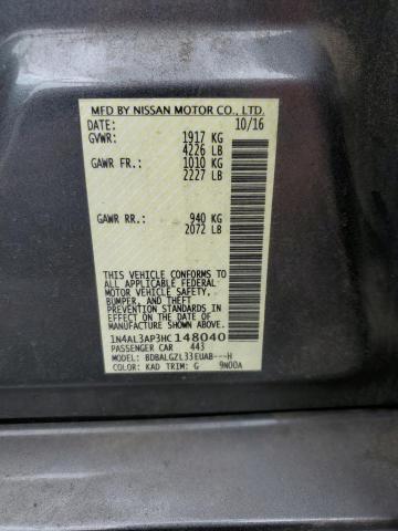 1N4AL3AP3HC148040 Nissan ALTIMA 2.5