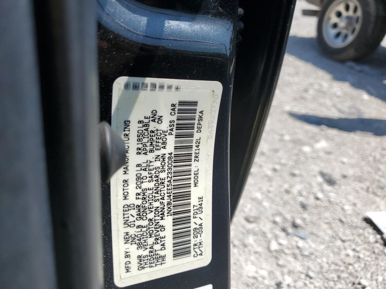 1NXBU4EE5AZ330084 2010 Toyota Corolla Base