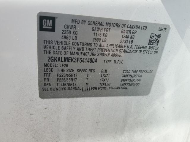 2GKALMEK3F6414004 GMC Terrain Sle