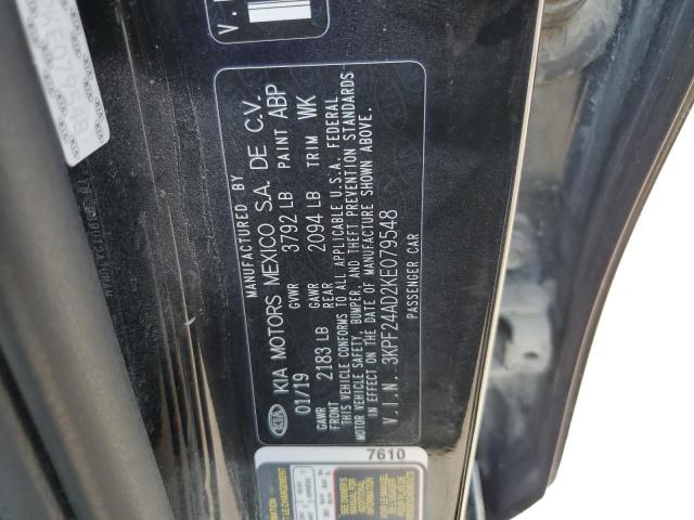3KPF24AD2KE079548 KIA FORTE FE
