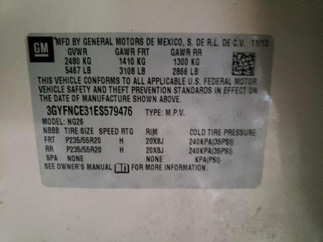 3GYFNCE31ES579476 Cadillac Srx Performance Collection