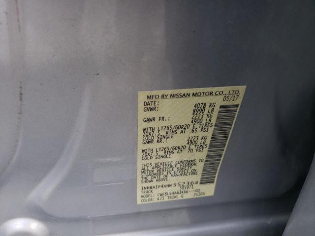 1N6BA1F4XHN552364 Nissan Titan Xd Sl