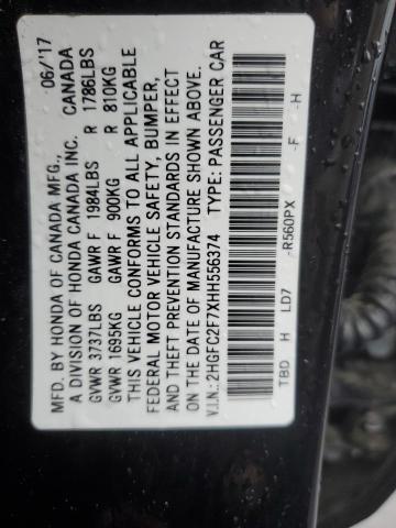 2HGFC2F7XHH556374 Honda CIVIC EX