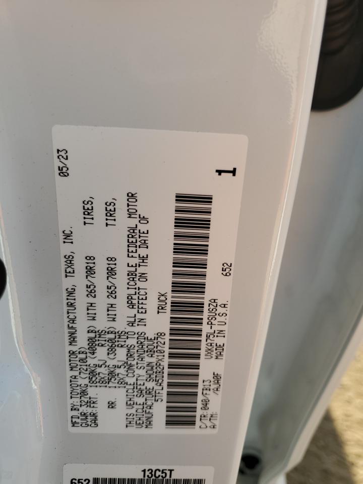 5TFLA5DB2PX107278 TOYOTA TUNDRA 2023