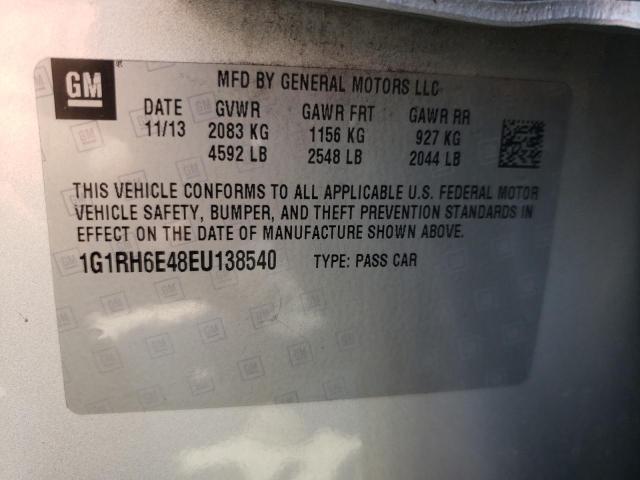 VIN 1G1RH6E48EU138540 2014 Chevrolet Volt no.13