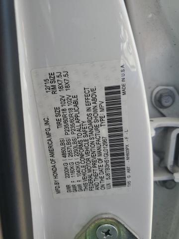 2016 ACURA RDX TECHNO - 5J8TB3H51GL012967