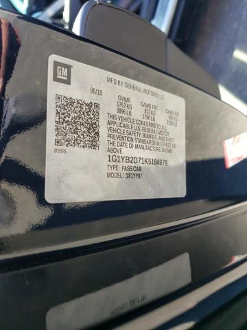 2019 CHEVROLET CORVETTE S - 1G1YB2D71K5104978