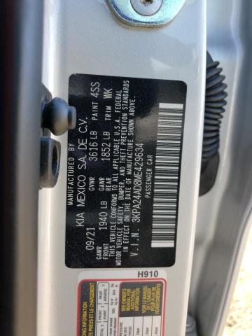 3KPA24AD8ME429634 KIA RIO LX