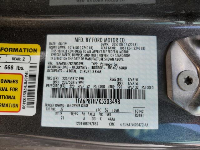 1FA6P8TH7K5203498 Ford MUSTANG