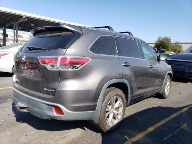 VIN 5TDJKRFH6ES021696 2014 Toyota Highlander, Xle no.3