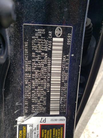 4T1BF1FKXFU088607 Toyota CAMRY LE