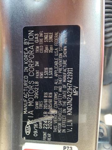 KNDJN2A21H7421911 KIA Soul