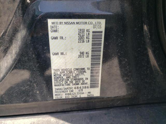 1N4AL3AP2FC484386 Nissan ALTIMA 2.5