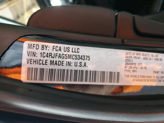 1C4RJFAG5MC534375 Jeep Grand Cherokee Laredo