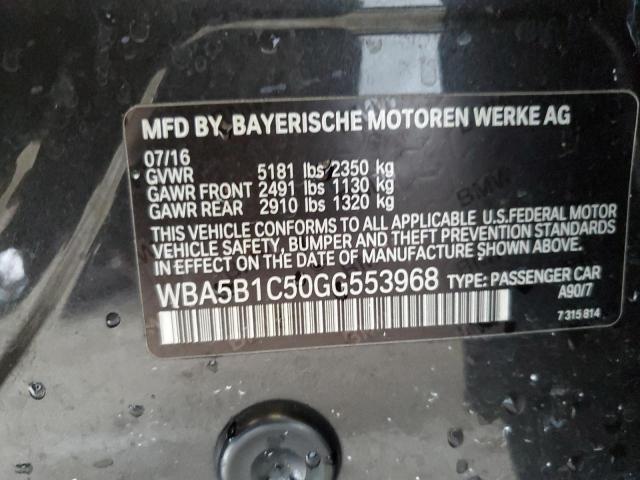 2016 BMW 535 I - WBA5B1C50GG553968