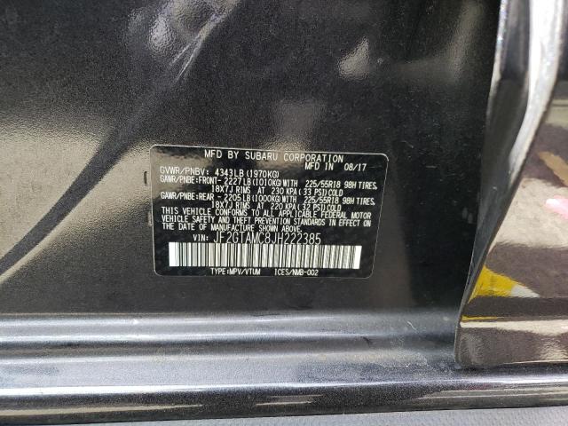 JF2GTAMC8JH222385 Subaru Crosstrek Limited