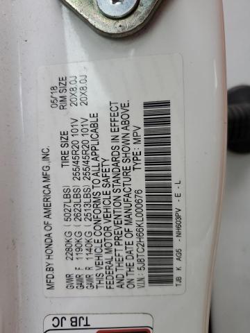 2019 ACURA RDX A-SPEC - 5J8TC2H66KL000676