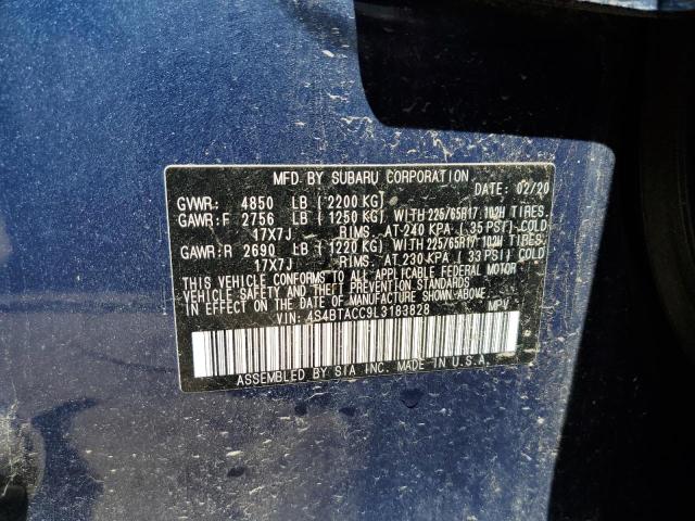 4S4BTACC9L3183828 Subaru Outback Premium