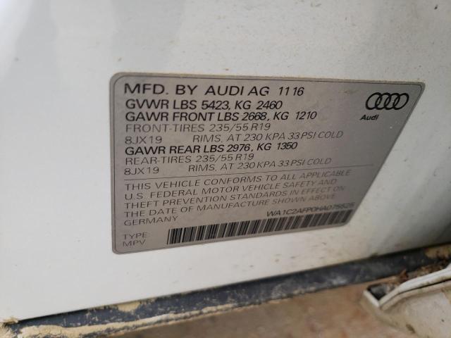 VIN WA1C2AFP0HA075525 2017 Audi Q5, Premium no.12