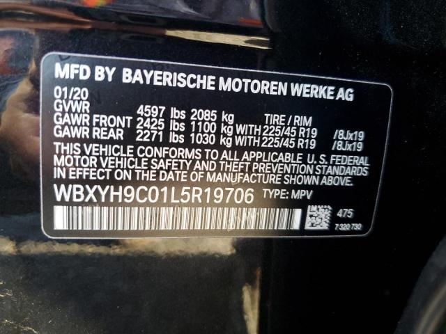 VIN WBXYH9C01L5R19706 2020 BMW X2, Sdrive28I no.13