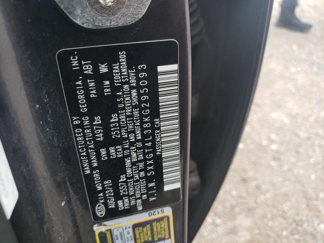 5XXGT4L38KG295093 KIA Optima Lx