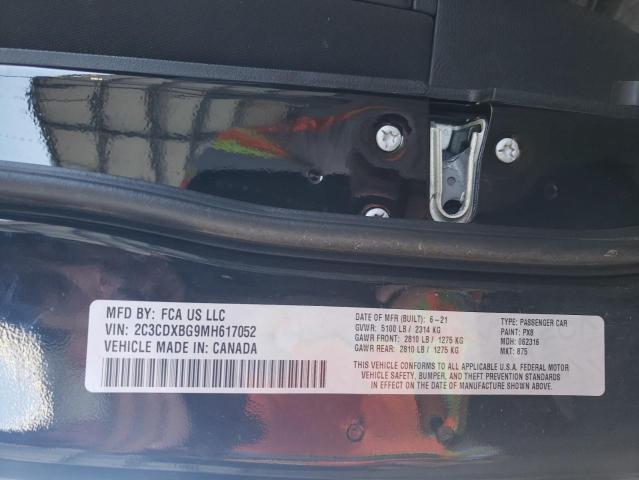 2C3CDXBG9MH617052 Dodge Charger Sxt