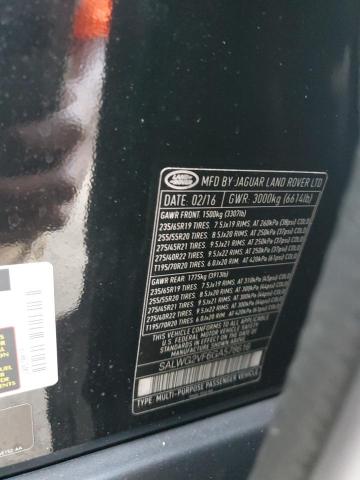 SALWG2VF6GA578616 Land Rover Range Rover Sport Se