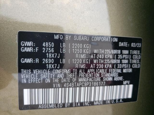 4S4BTAPC9P3186177 Subaru Outback Touring