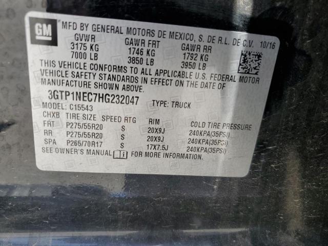 3GTP1NEC7HG232047 GMC Sierra C1500 Slt