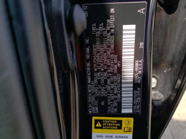 VIN 5TDBK3EH1DS180627 2013 Toyota Highlander, Base no.13