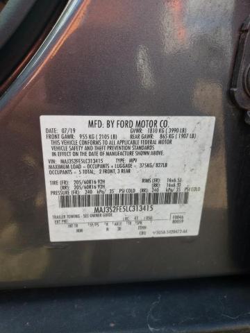 MAJ3S2FE5LC313415 Ford ECOSPORT S
