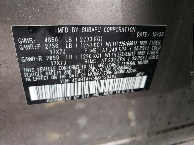 4S4BTAFC4M3129463 Subaru Outback Premium