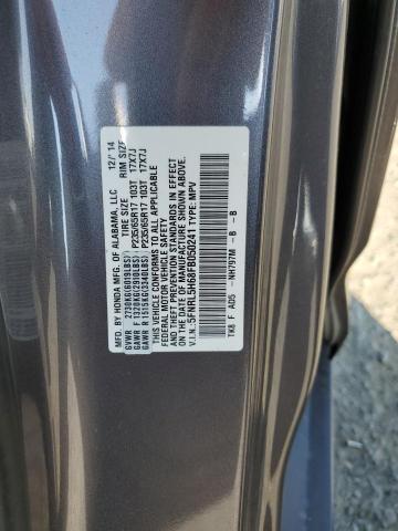 5FNRL5H68FB050241 Honda ODYSSEY EXL