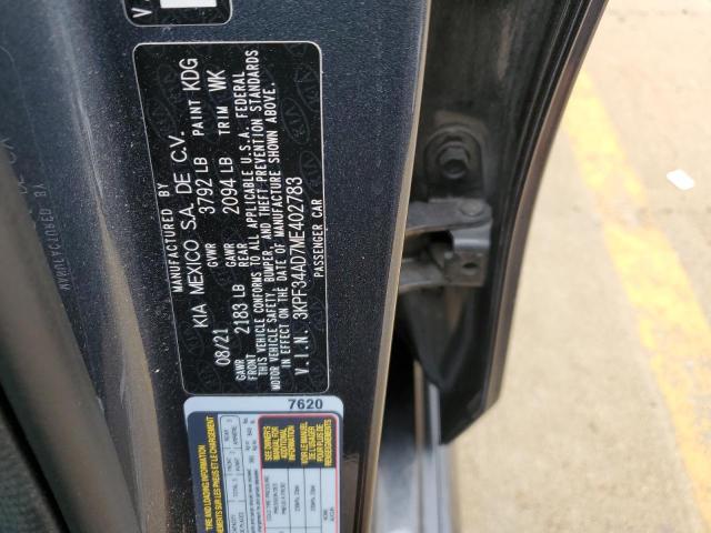 3KPF34AD7ME402783 KIA Forte Gt Line