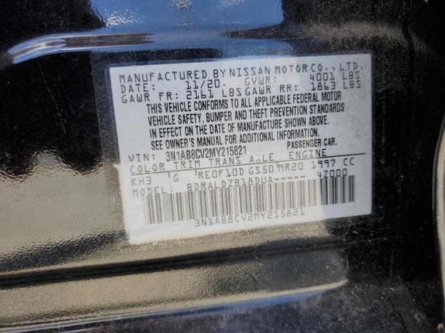 3N1AB8CV2MY215821 Nissan SENTRA SV