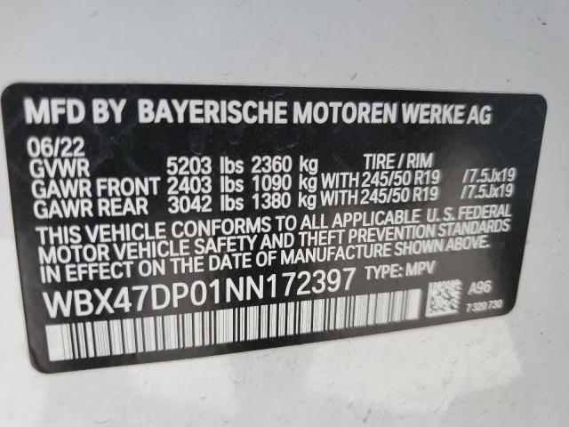 WBX47DP01NN172397 2022 BMW X3, photo no. 13