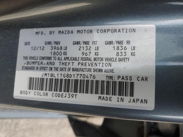 VIN JM1BL1TG8D1770476 2013 Mazda 3, I no.13