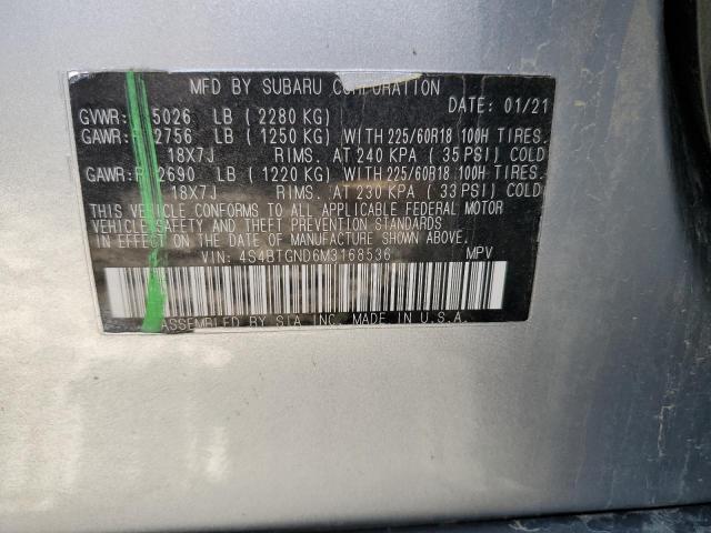 4S4BTGND6M3168536 Subaru Outback Limited Xt