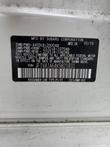 JF1VA1A64K9821831 Subaru WRX