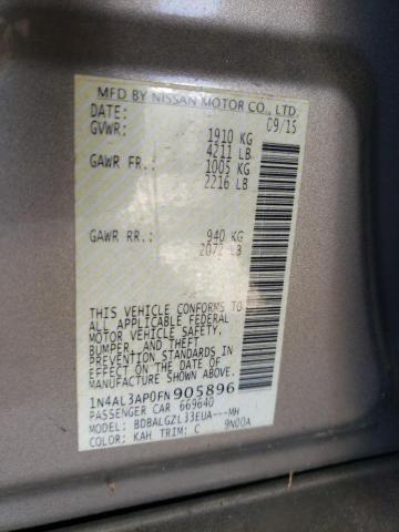 1N4AL3AP0FN905896 Nissan ALTIMA 2.5