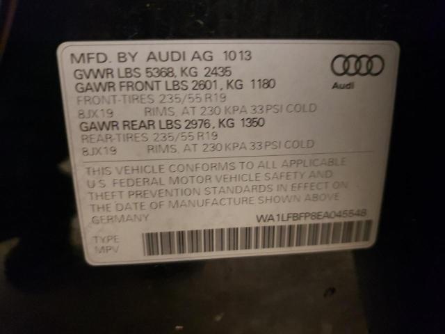 VIN WA1LFBFP8EA045548 2014 Audi Q5, Premium Plus no.12