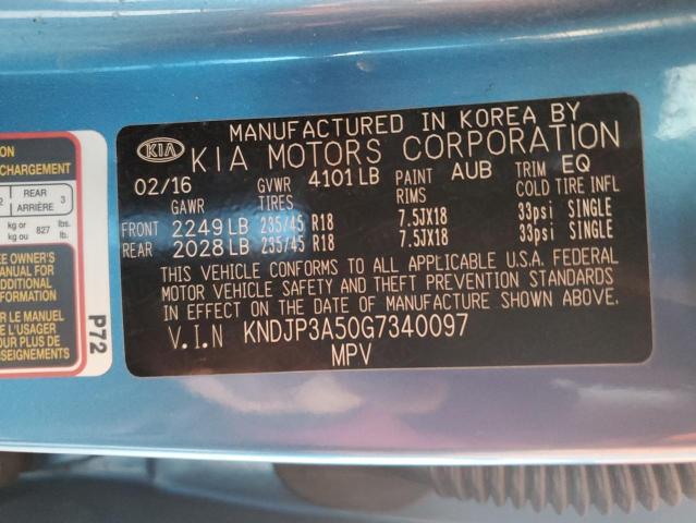 KNDJP3A50G7340097 KIA SOUL +
