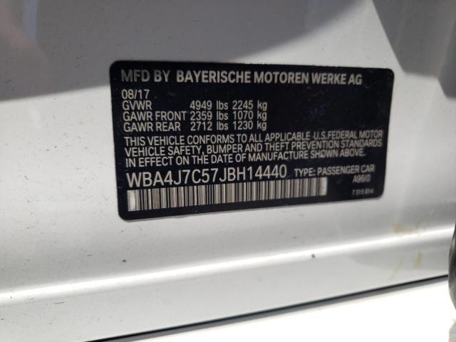 2018 BMW 440XI GRAN - WBA4J7C57JBH14440