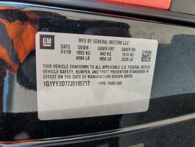 2018 CHEVROLET CORVETTE G - 1G1YY3D77J5105717